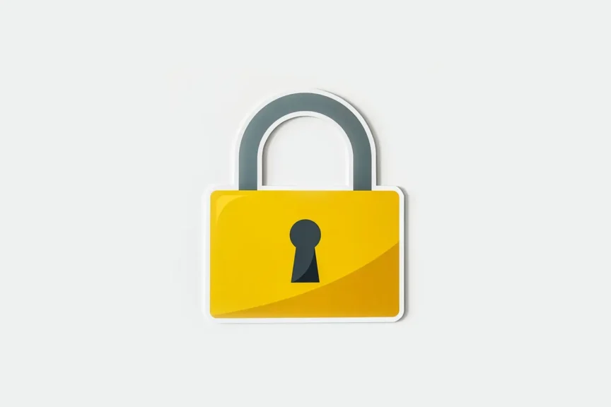 Yellow lock