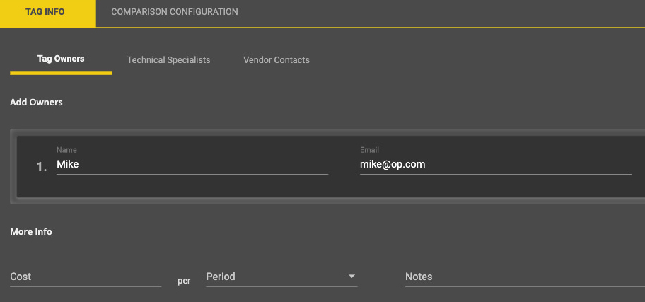 Tag Ownership Assignment Tag Ownership Assignment