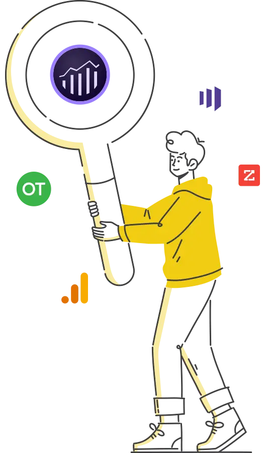 TagDebugger Guy with Magnifying Glass TagDebugger Guy with Magnifying Glass