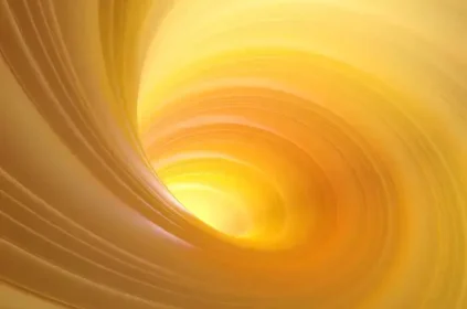Yellow swirl or inside of a shell