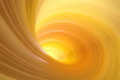 Yellow swirl or inside of a shell