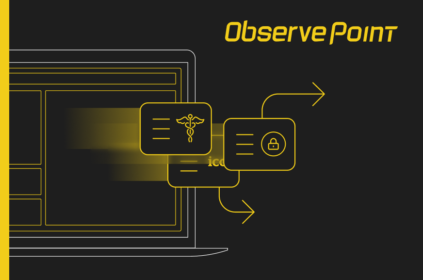 Icons of laws and privacy over a laptop