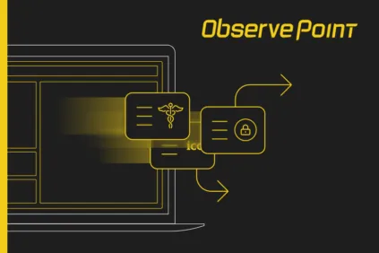 Icons of laws and privacy over a laptop