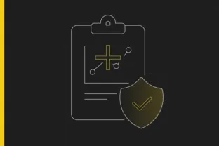 Clipboard image with a check mark on a shield