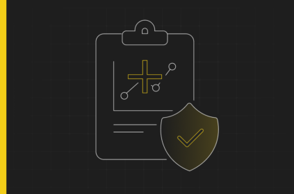 Clipboard image with a check mark on a shield