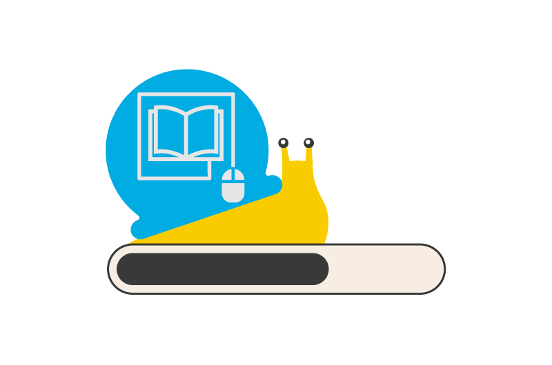 Illustrated snail with EDPB logo and a software loading bar.