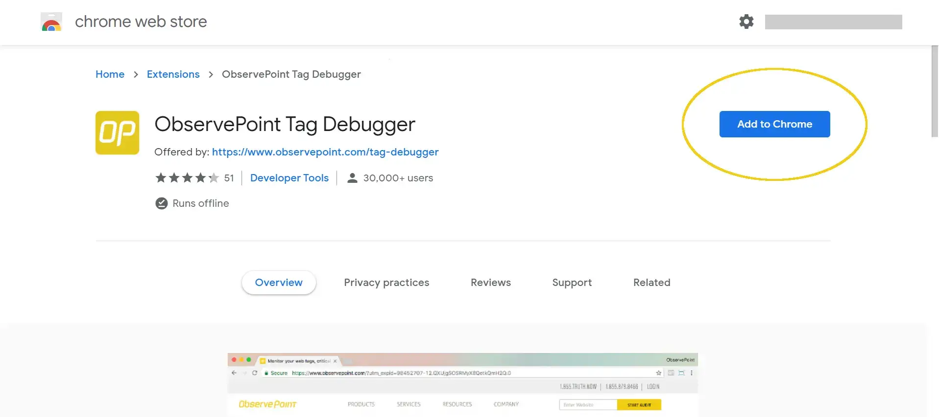 Install, Configure and Open TagDebugger in Chrome