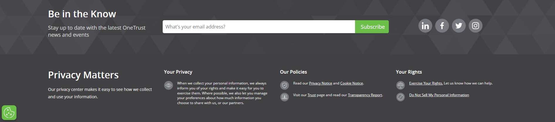 Website Privacy Validation (1/6): Is my Privacy Policy link present on all pages?
