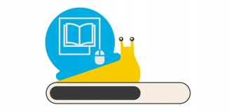 Illustrated snail with EDPB logo and a software loading bar.